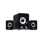 Caixa de Som 21 CXST11W 11W USB com Subwoofer e 2 Alto-Falantes Satélite para Computador