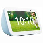 Caixa de Som Amazon Echo Show 5 3a Geração com Tela 5,5 Alexa Bluetooth Azul e Branco
