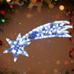 Pisca-pisca Cometa 69 Leds 8 Funções Branco 4W