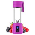 Liquidificador Portátil Usb Slow Juicer Brasil Ng-02 0,32L Roxo