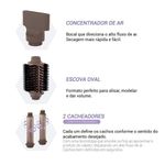 Secador de Cabelo PSDE17A 1600W Tecnologia Iônica 3 Temperaturas Philco 110V