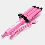 Modelador de Cabelo Triondas de Cachos Profissional 75W Cerâmica 180 graus C 110V