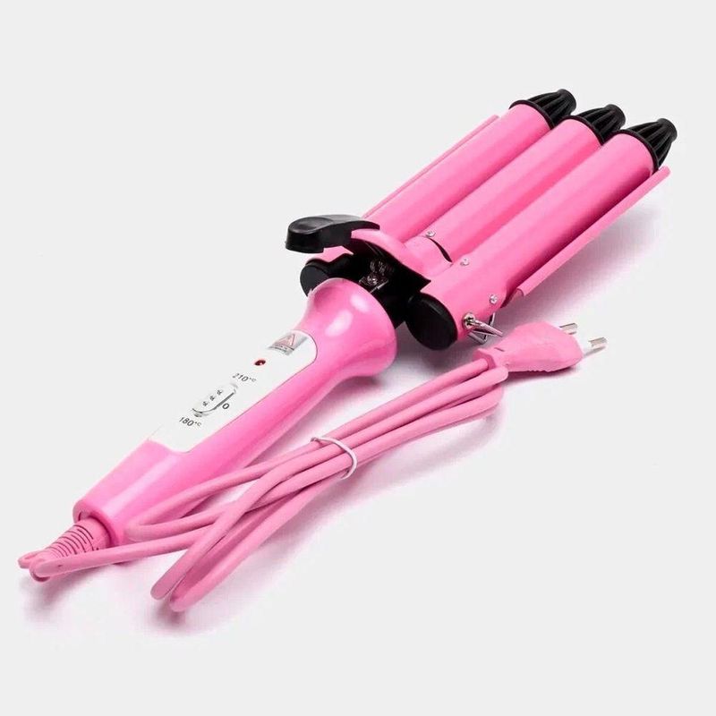 Modelador de Cabelo Triondas de Cachos Profissional 75W Cerâmica 180 graus C 110V